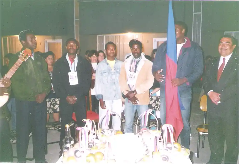 Primera delegación en Duitama, Haití