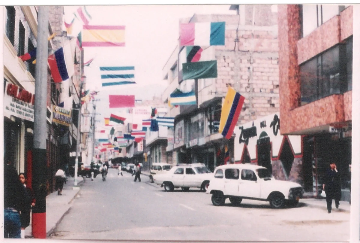 Las banderas ondearon por toda ciudad en 1.995