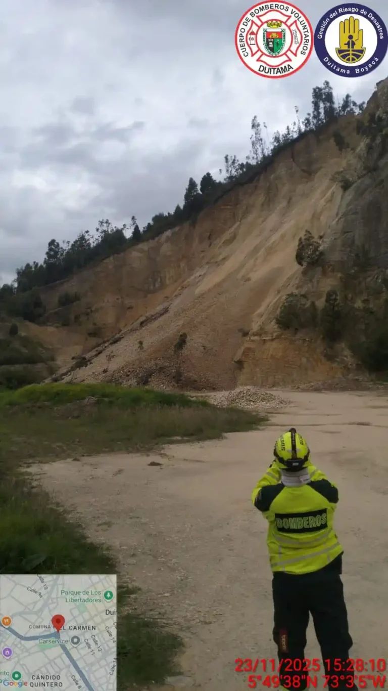 Derrumbe en la Recebera.